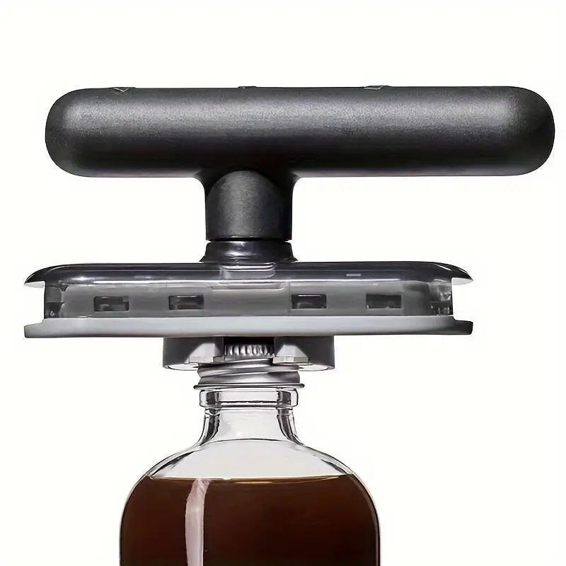 1PC Easy Grip Jar Opener For Effortless Lid Removal Perfect For Weak Hands Black