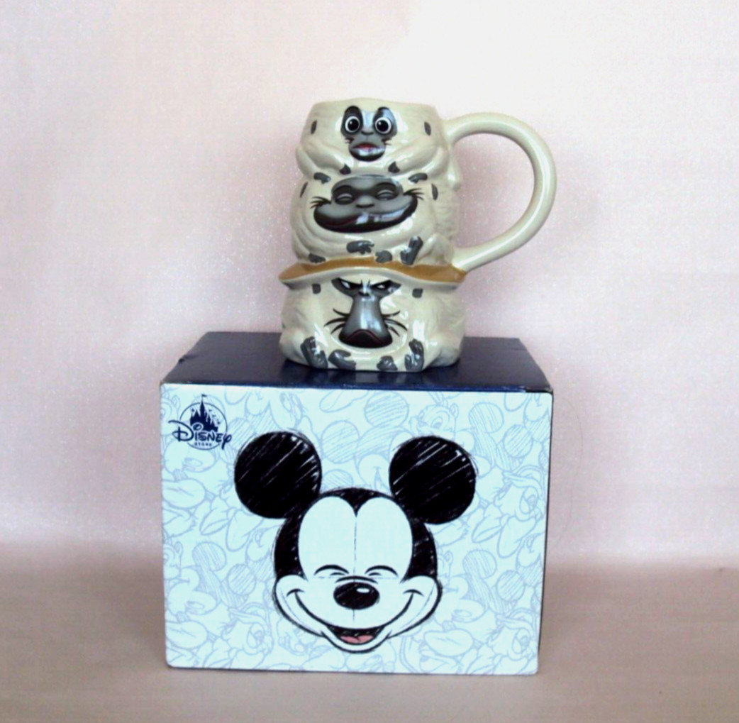 Disney Store Mug Raya & The Last Dragon Ongis Monkey Totem Cup. Brand NEW Boxed.