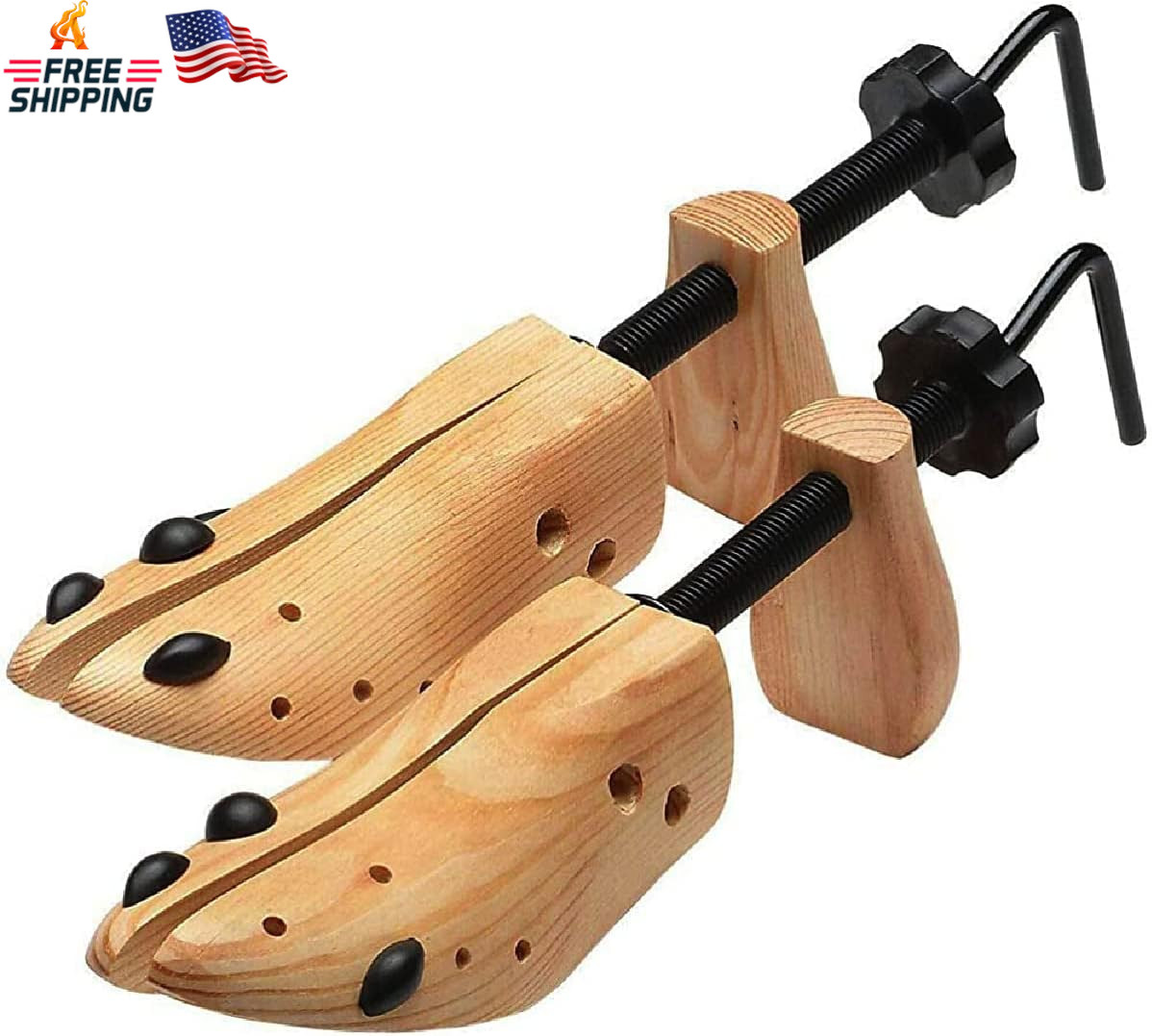 2 Way Shoe Stretchers for Men Women Large Size 9-14 Wide One Pair - Men Dress Sh