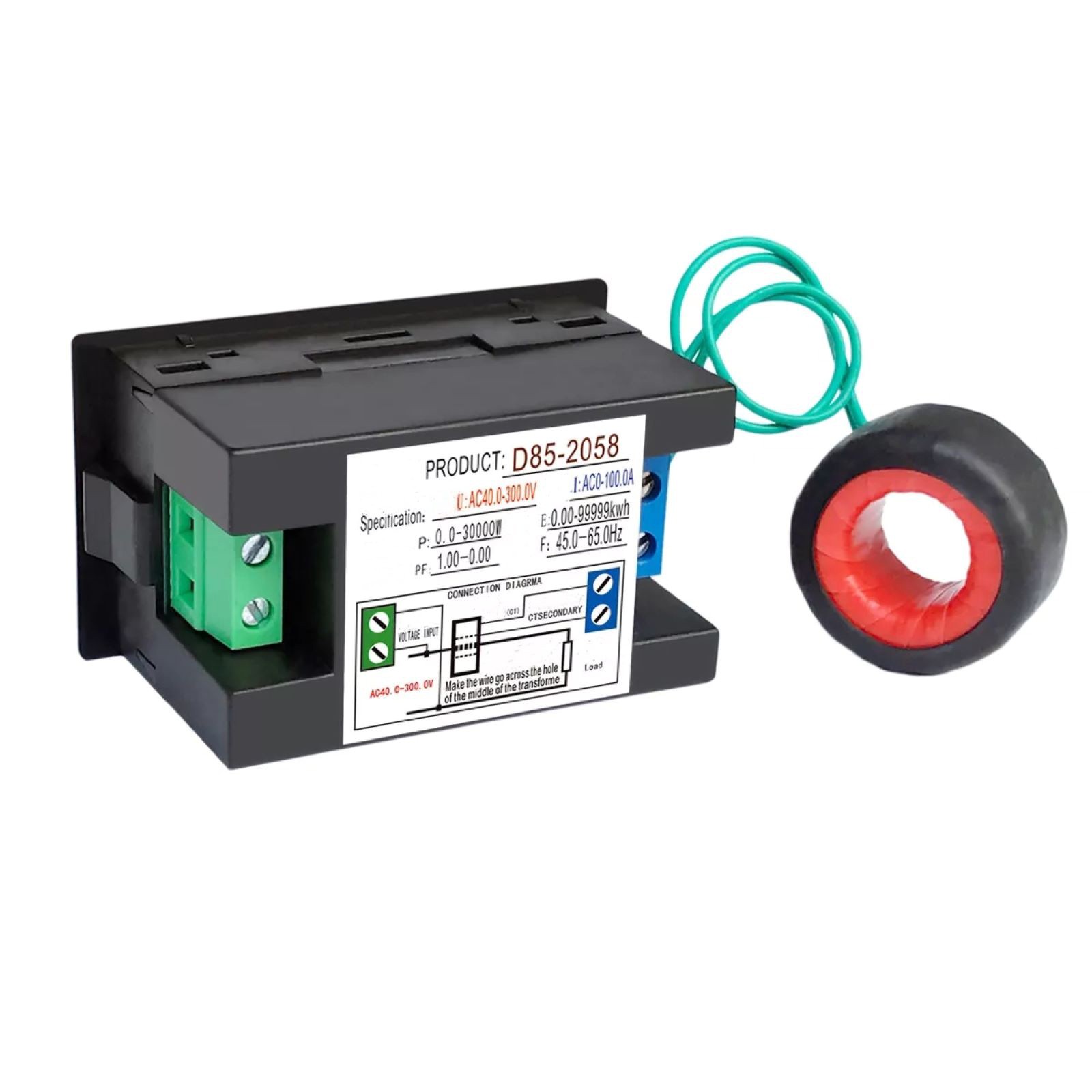 1PCS AC panel meter Support Comprehensive Multi-Parameter Measurement D85-2058