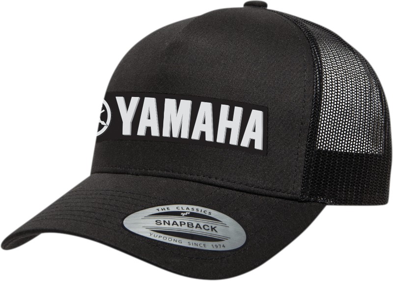 FX Yamaha Core Snapback Mesh Curved-Bill Hat Black 25-86202