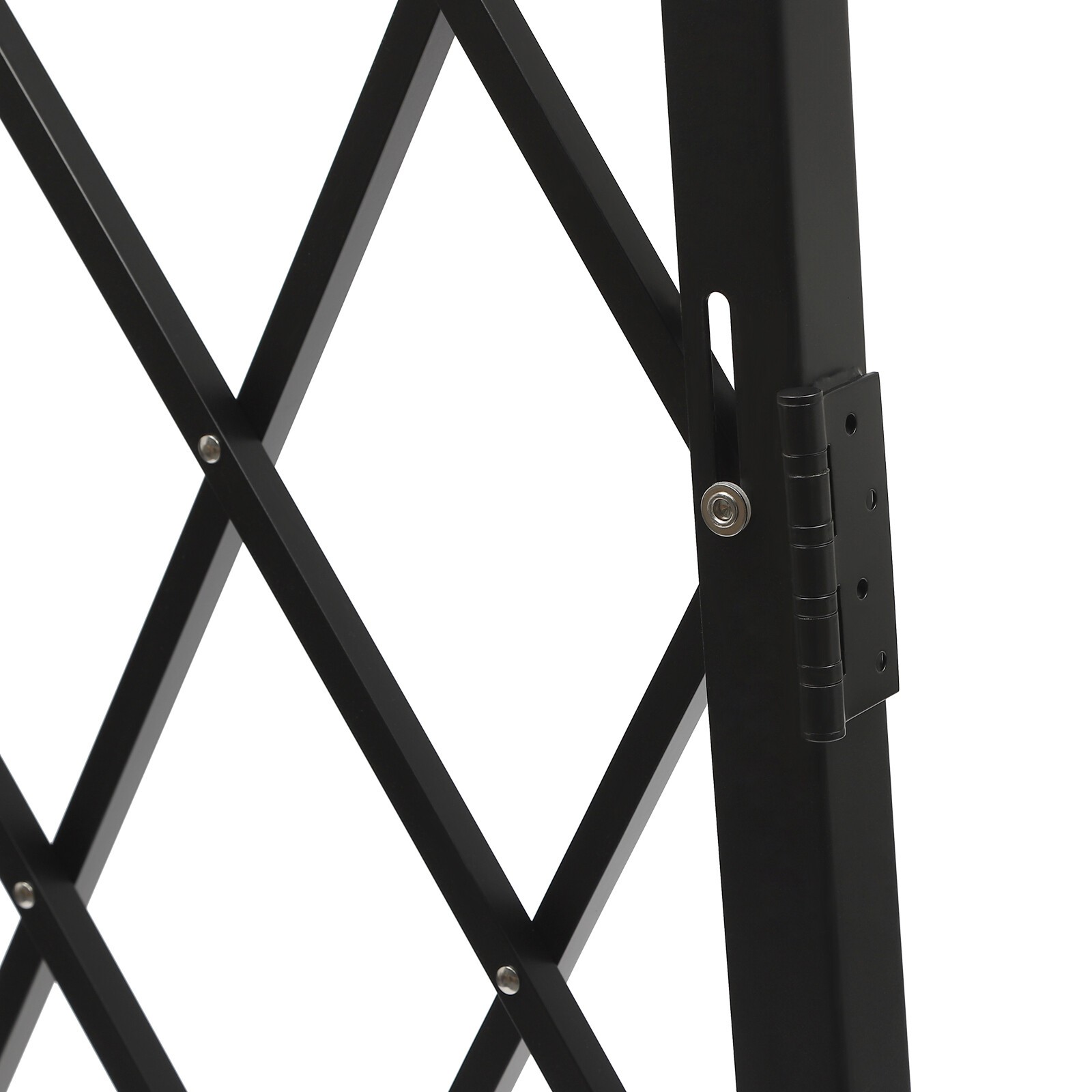 1.3m*93cm Single Folding Security Gate Folding Door Gate Rolling Barricade Gate