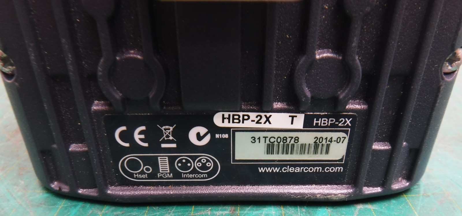 Clear-Com HelixNet HBP-2X 2-Channel Digital Intercom Beltpack