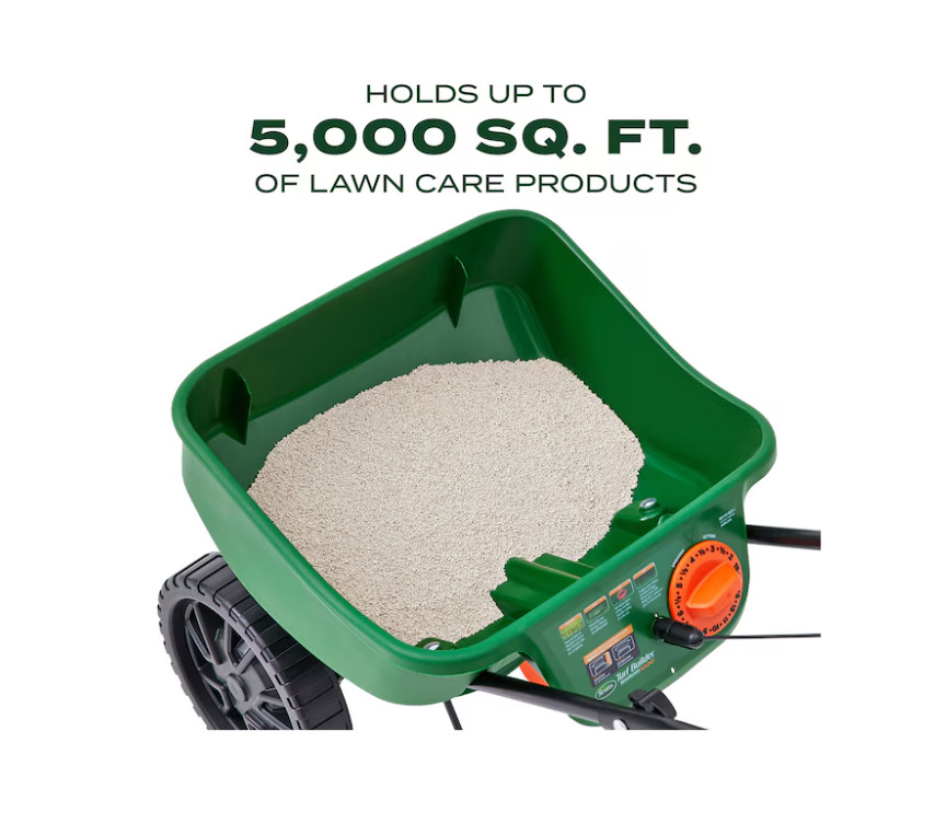 Scotts Turf Builder EdgeGuard Mini Broadcast Spreader 15 lb for Seed Fertilizer