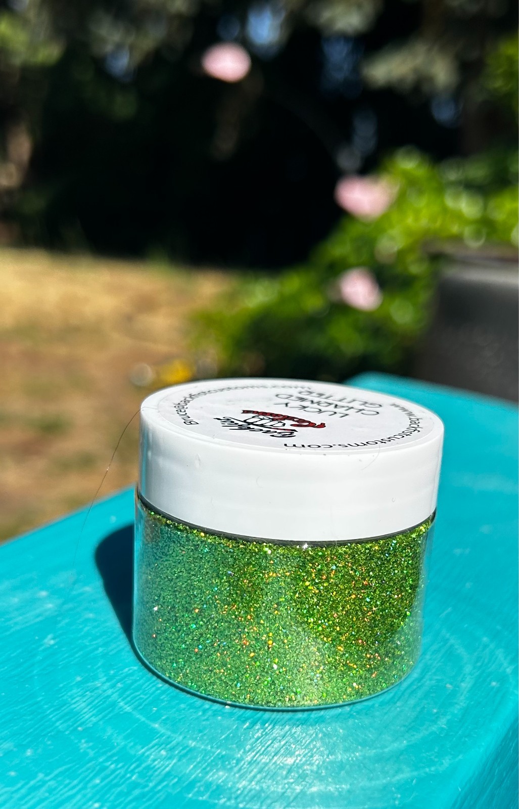 Blackfist Customs Glitter Deadstock Art Craft Resin Slime Tumbler Green 2 oz