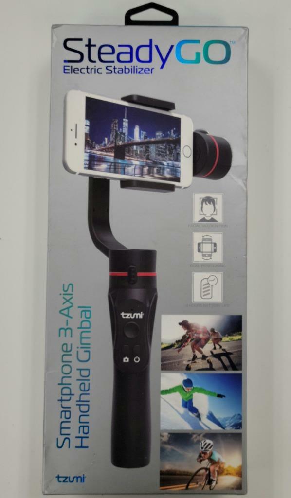 Tzumi Steady Go Electric Stabilizer Smartphone 3-Axis Handheld Gimbal New in Box