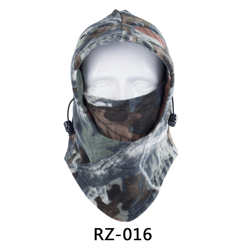 Camo Balaclava Fleece Hunting Face Mask Winter Cold Weather Windproof Warm Hood