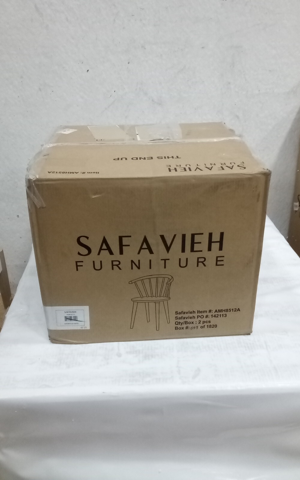 Safavieh BLANCHARD SIDE CHAIR, Reduced Price 2172726205 AMH8512A
