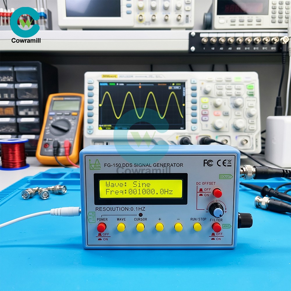 FG-150 DDS High-Precision Frequency Signal Generator with 15 Adjustable Waveform