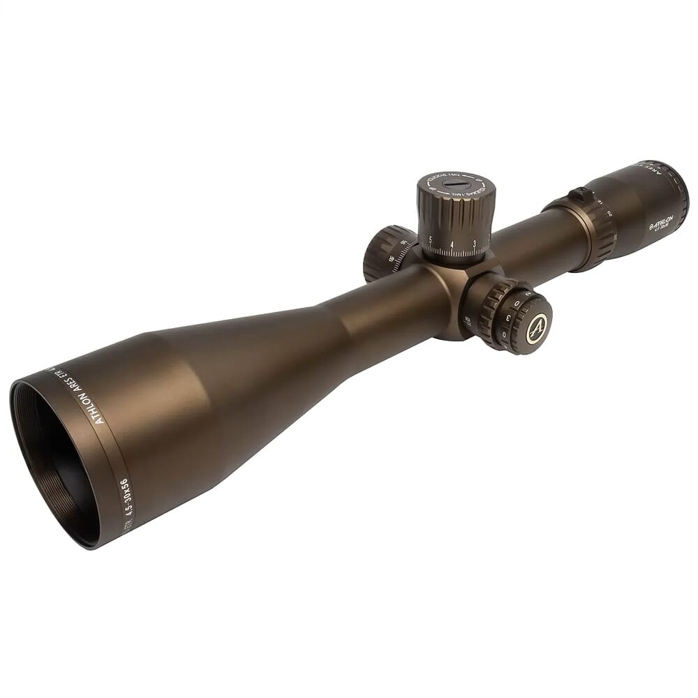 Athlon Ares ETR 4.5-30x56mm DD SF 34mm APRS1 FFP IR MIL Bronze Riflescope 212100