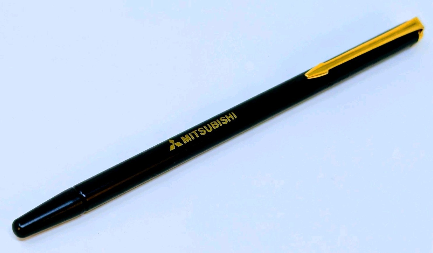 Vtg EMPHASIS Pocket Clip Pointer 25" telescoping Mitsubishi LOGO Advertisement