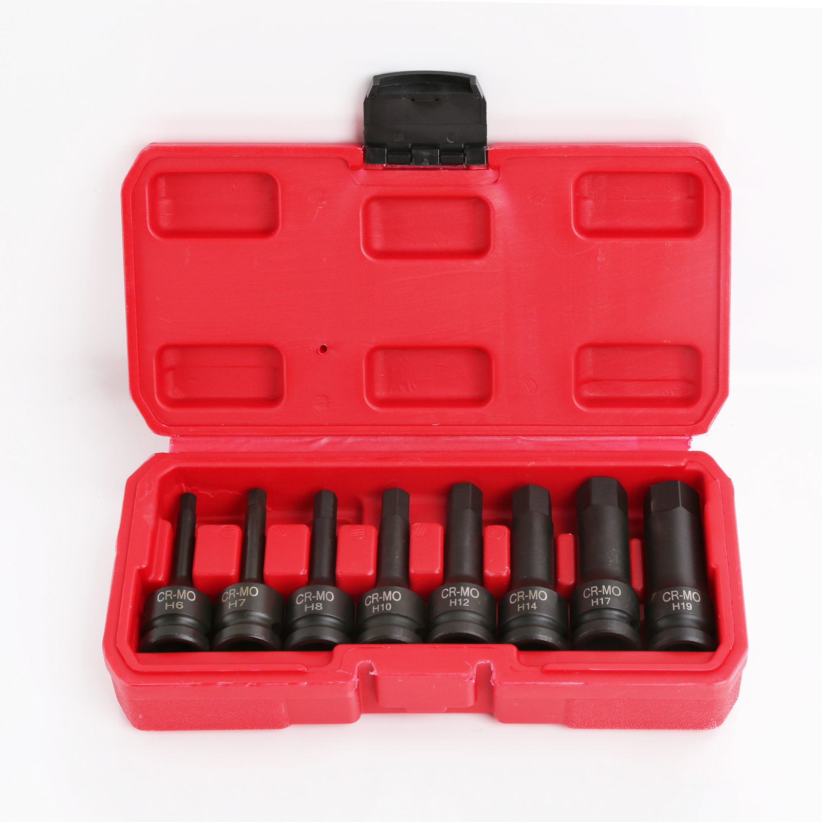 8pc Metric Set Long Air Allen Driver Auto 1/2" Dr Impact Socket Hex Bits US SHIP
