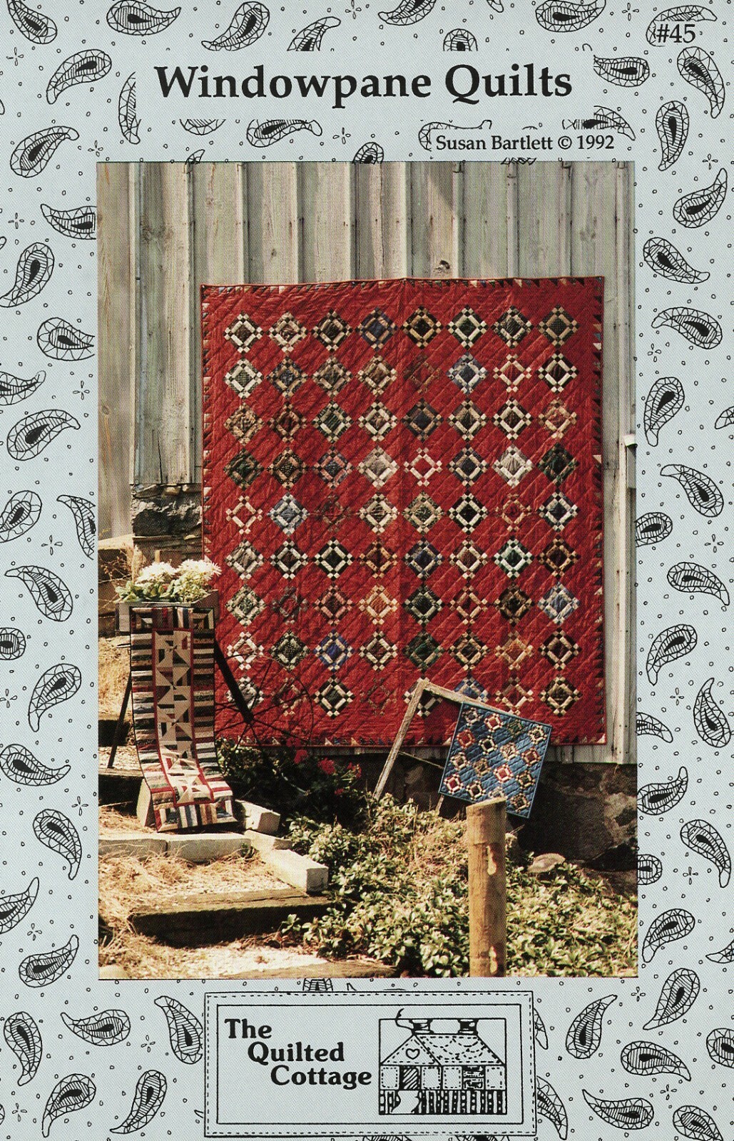 Windowpane Quilts 88x100, Wall Hanging & Table Runner - The Quilted Cottage