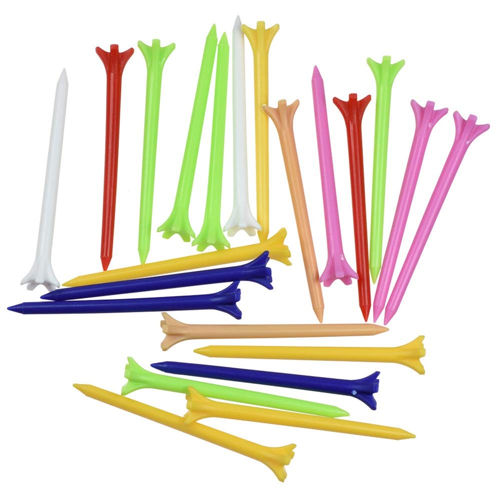 lasenersm 50 Pieces 2.76 Inch Golf Tees Plastic for Reduce...