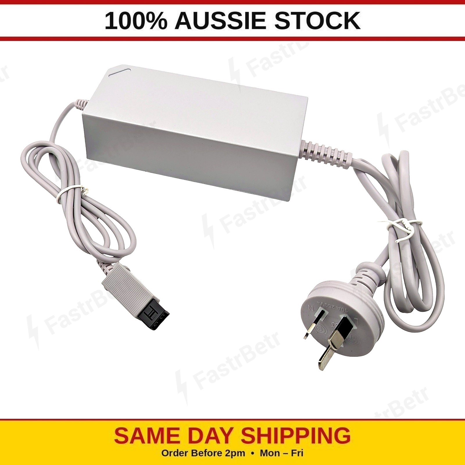 Nintendo Wii Power Supply Replacement AC Adapter | 220cm AU Plug | Brand New