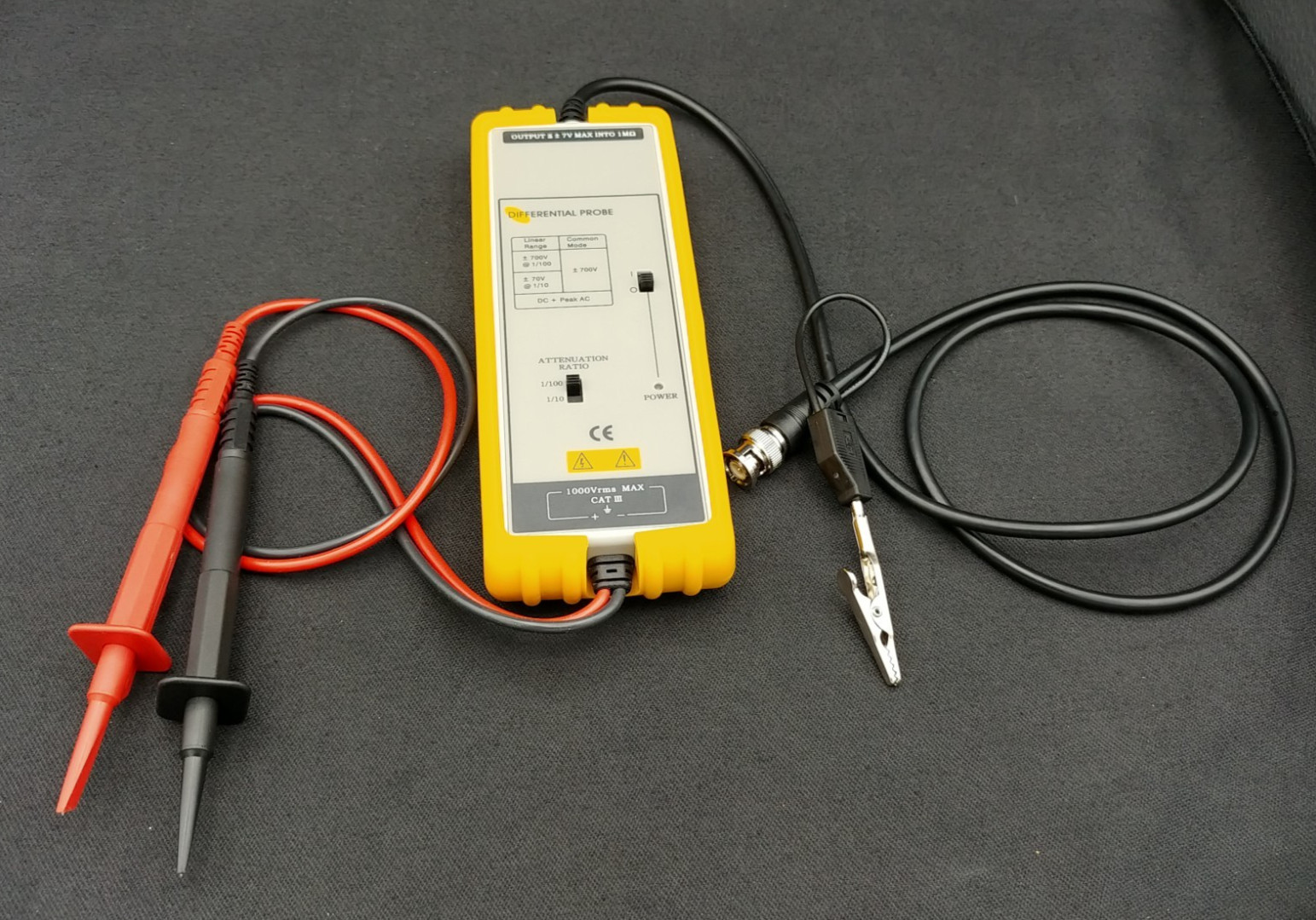 Pico TA041 25 MHz 700 V differential oscilloscope probe 10:1/100:1, OEM Version