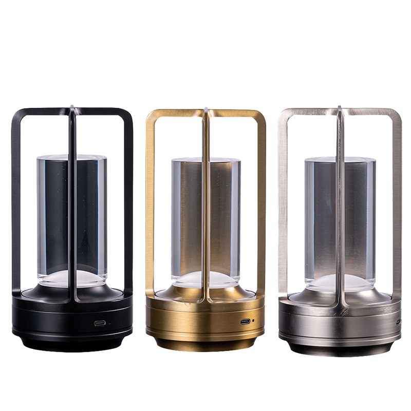 LED lantern crystal lantern table lamp Rechargeable cordless table lamp 3 Types