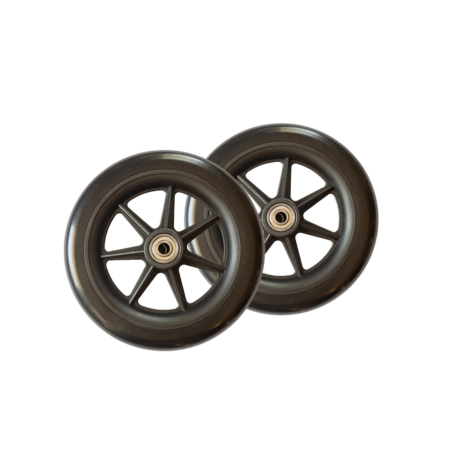 Stander 4301 6" Walker Replacement Front Wheels For Stander Walkers BLACK New