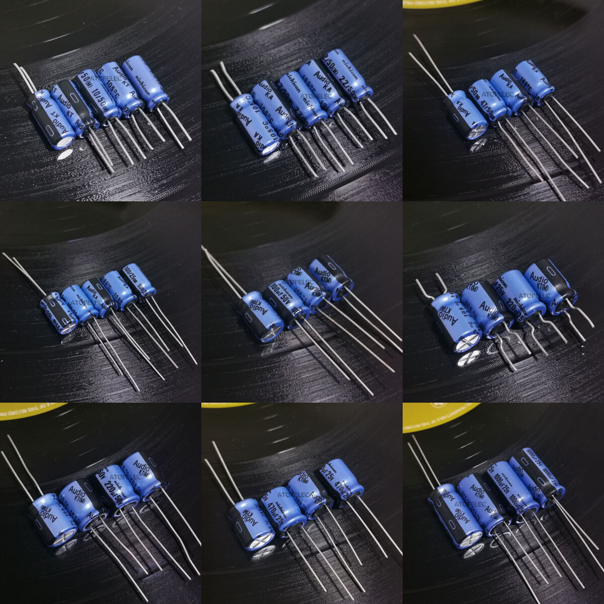 10-20pcs Nichicon AUDIO KT KA Series Hi-Fi Electrolytic Capacitors 10-1000uF 50V