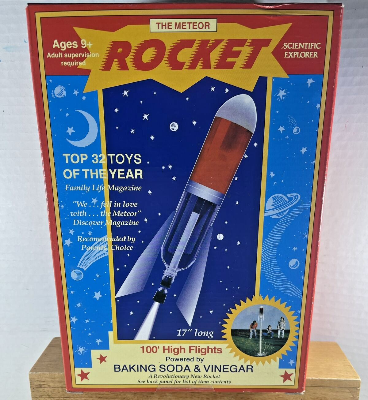 NEW SEALED THE METEOR ROCKET SCIENTIFIC EXPLORER KIT TOP 32 TOY OF THE YEAR