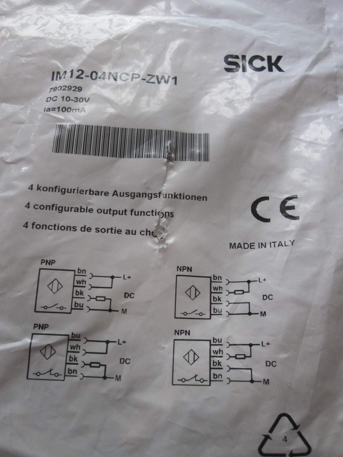 1PC New IME12-02BPSZW2K IME1202BPSZW2K SICK