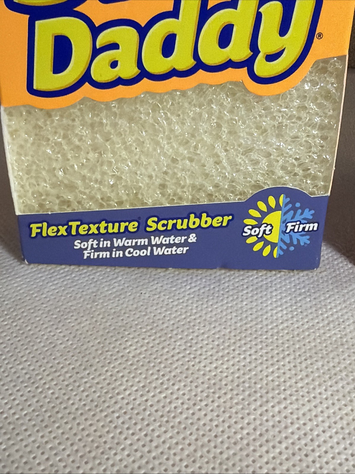 Scrub Daddy Big Daddy Flex texture Scrubber 2 Pack White✅