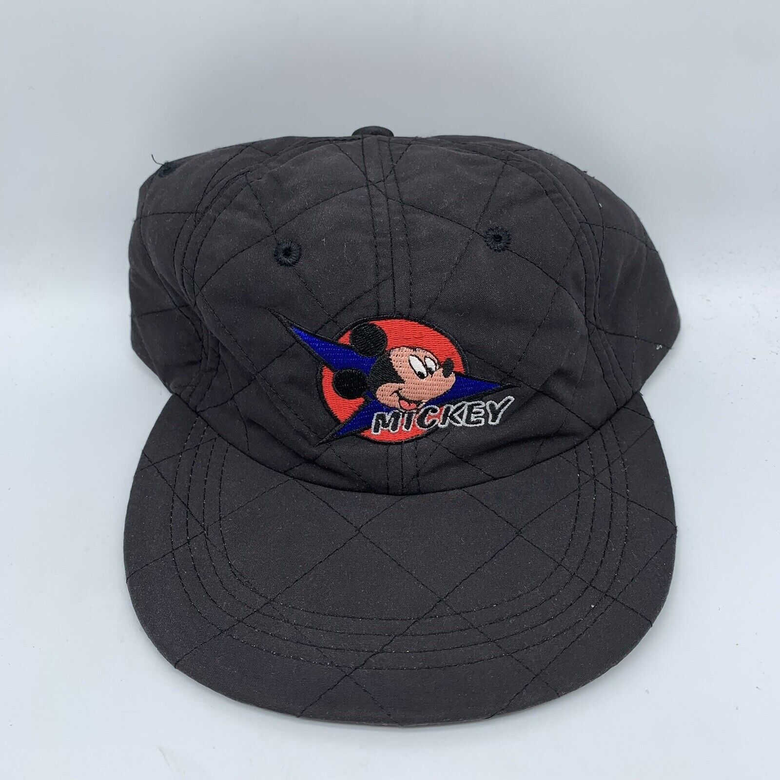 Vintage Mickey Mouse Unlimited Youth Drew Pearson Hat Stretch Cap