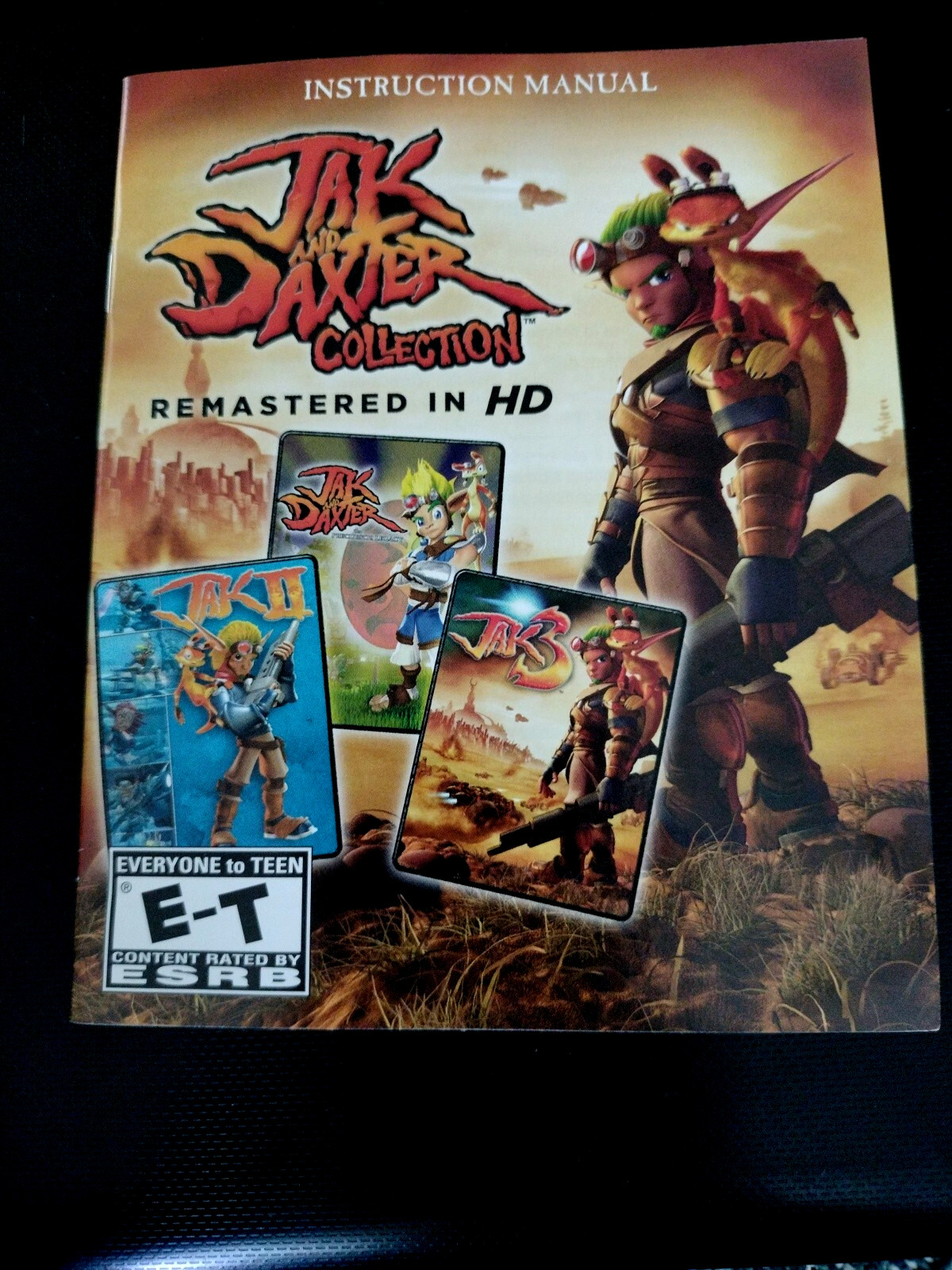 Jak And Daxter Collection Book - PlayStation  PS3 - Authentic Manual Only!