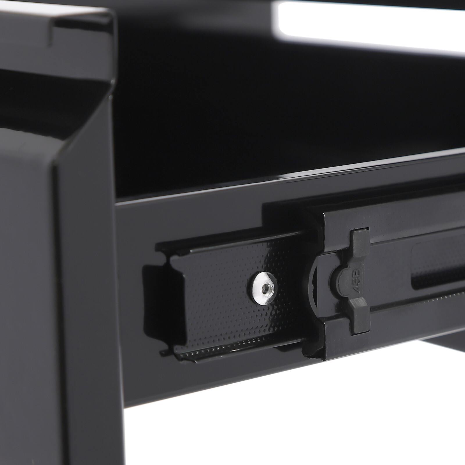 Under-Desk Slide-Out Lockable Drawer Black 45 × 31 × 9.9 cm