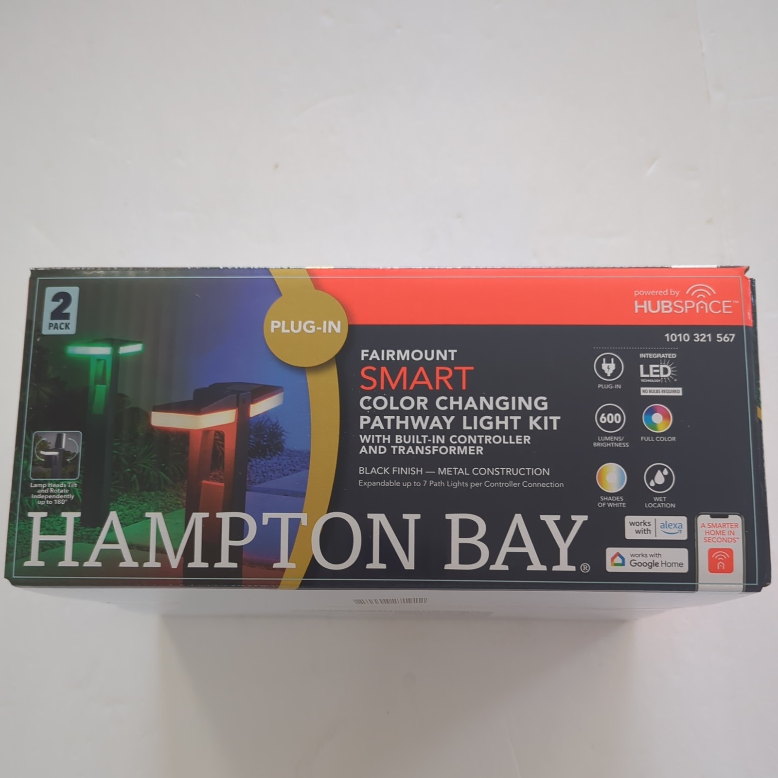 Hampton Bay Smart Color Changing Pathway Light Kit Controller Transformer