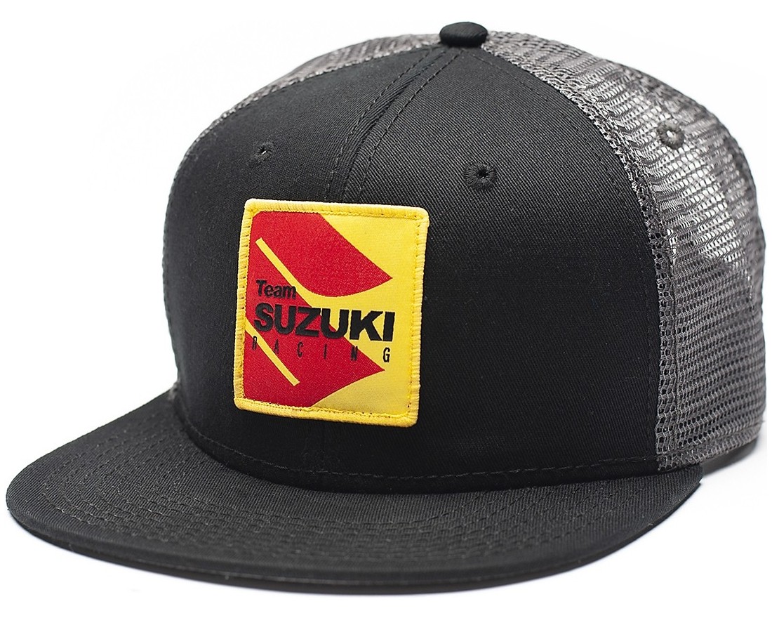 Factory Effex Suzuki Racing Snapback Hat Black/Gray