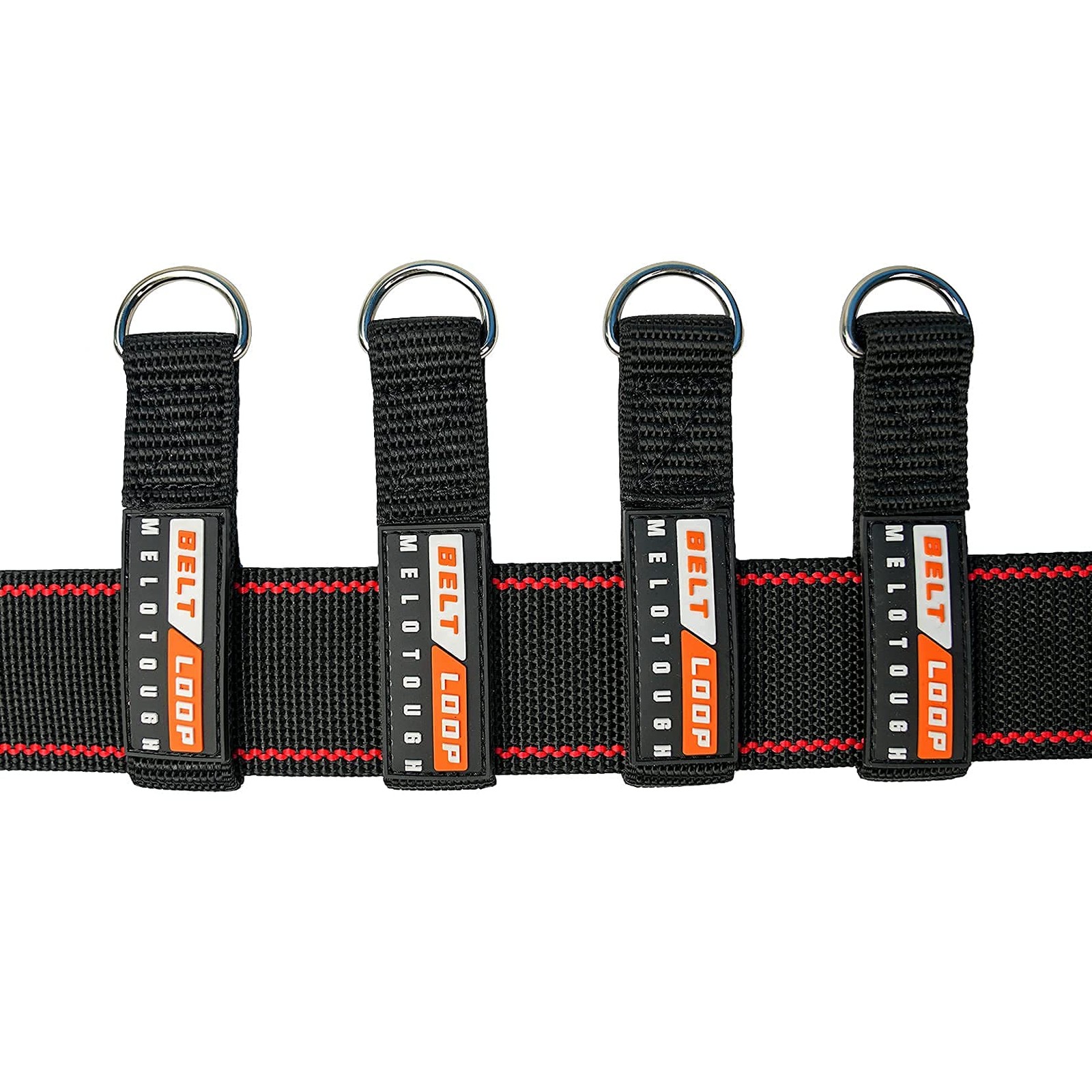 Heavy Duty Suspenders Loop Attachment for 2.25-2.5" Belts, 4 Pack