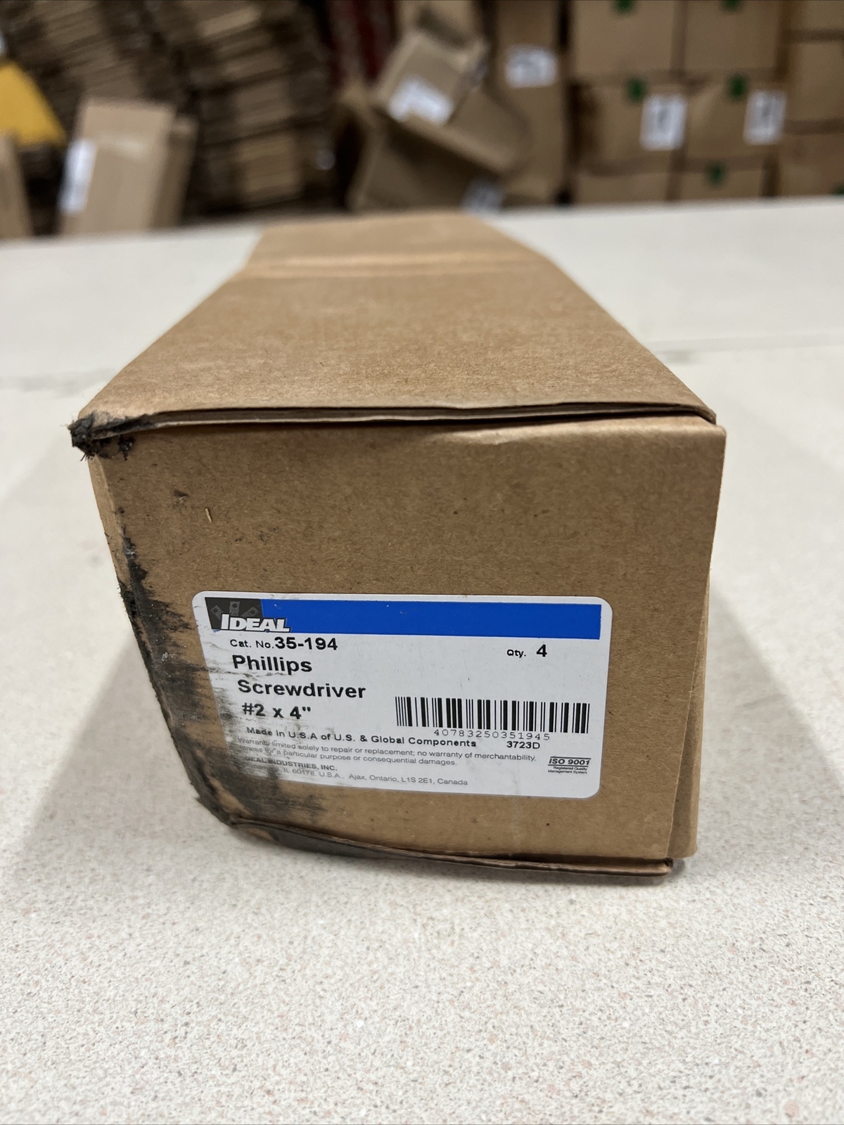 Ideal 35-194 Phillips Screwdriver #2 x 4" (4 PACK)