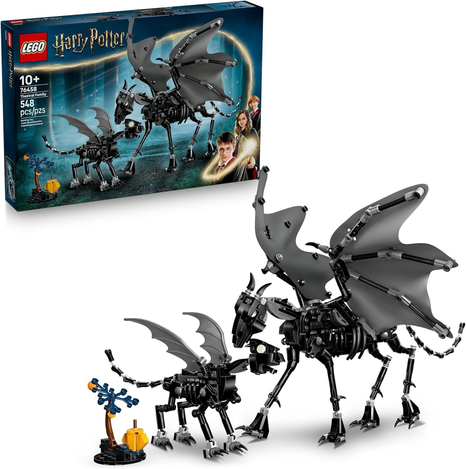 LEGO Harry Potter Thestral Family, 76458, Pretend play learning and Building toy