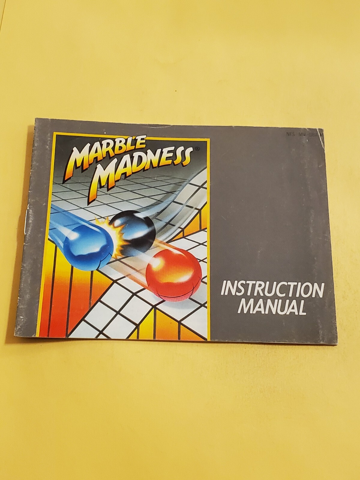 marble madness nes Manual