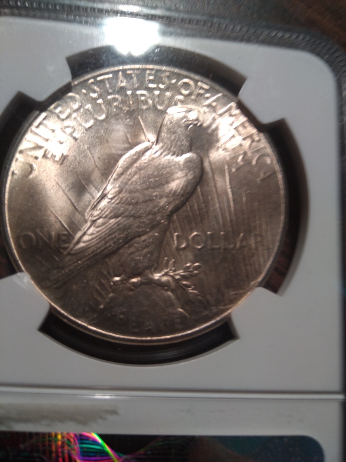 1935 NGC MS 64 peace silver dollar
