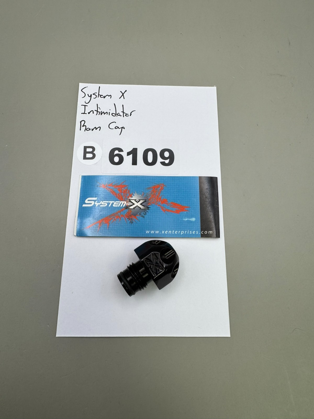 System X Intimidator Ram Cap-Gloss Black