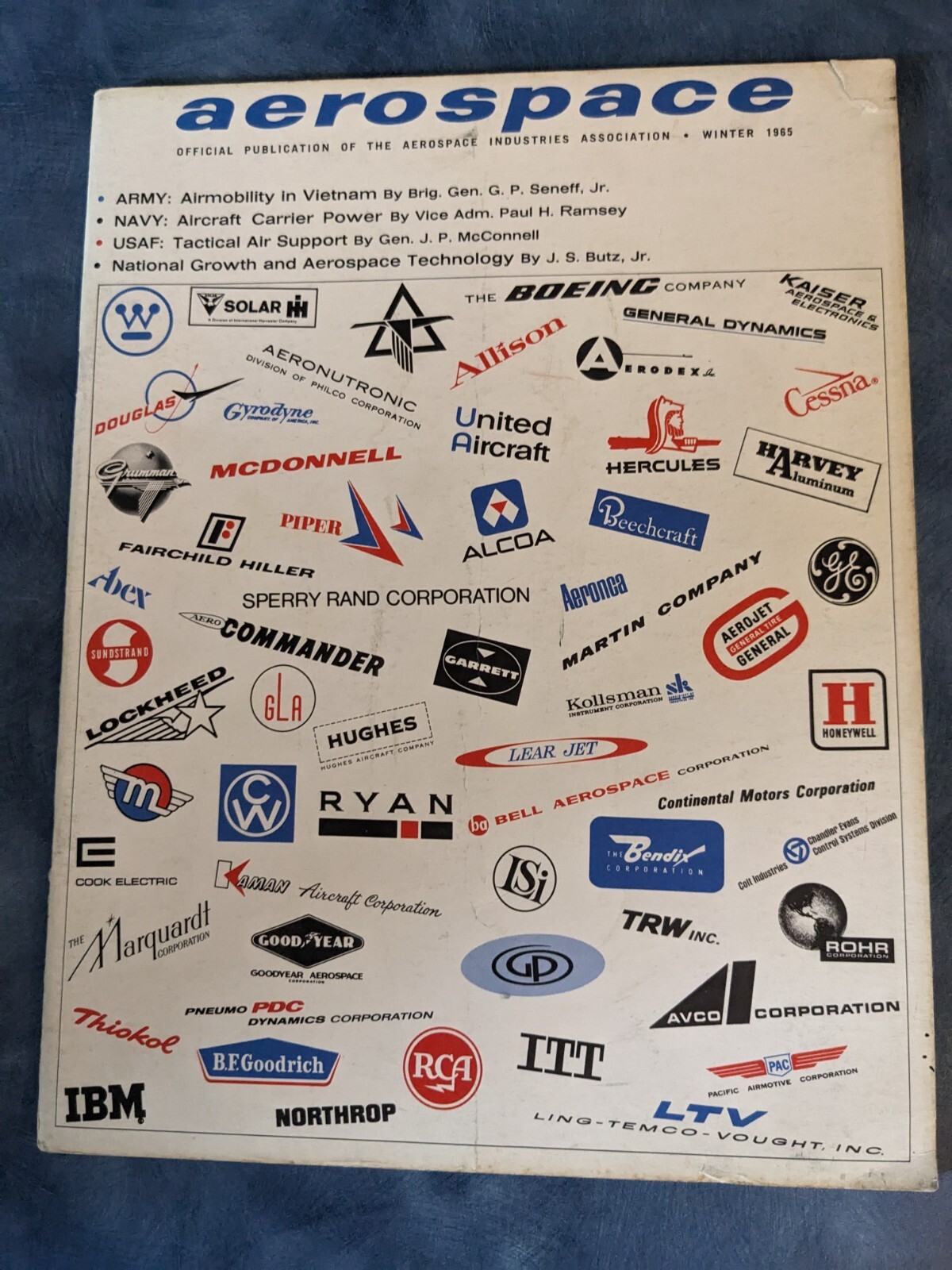 Aerospace Offical Industry publication For Scientists Engineers Winter 1965
