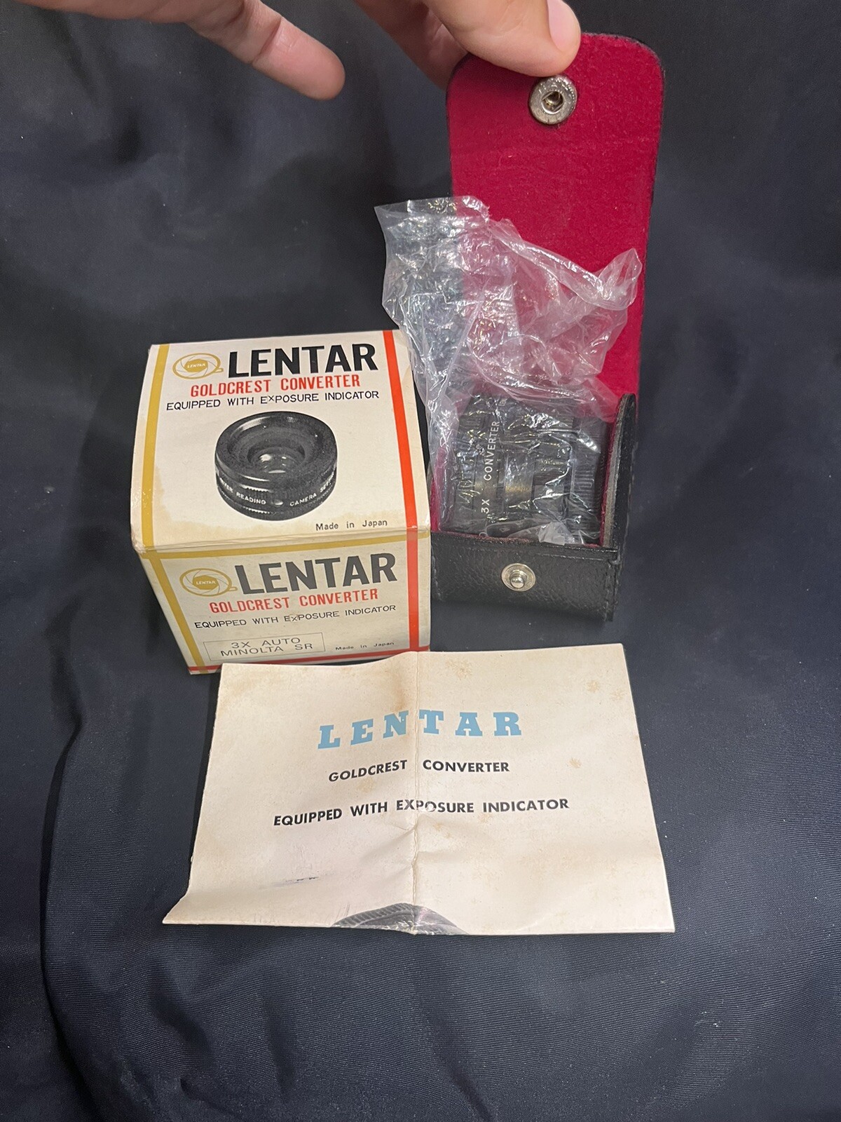 LENTAR GOLDCREST CONVERTER 3X AUTO MINOLTA SR NOS