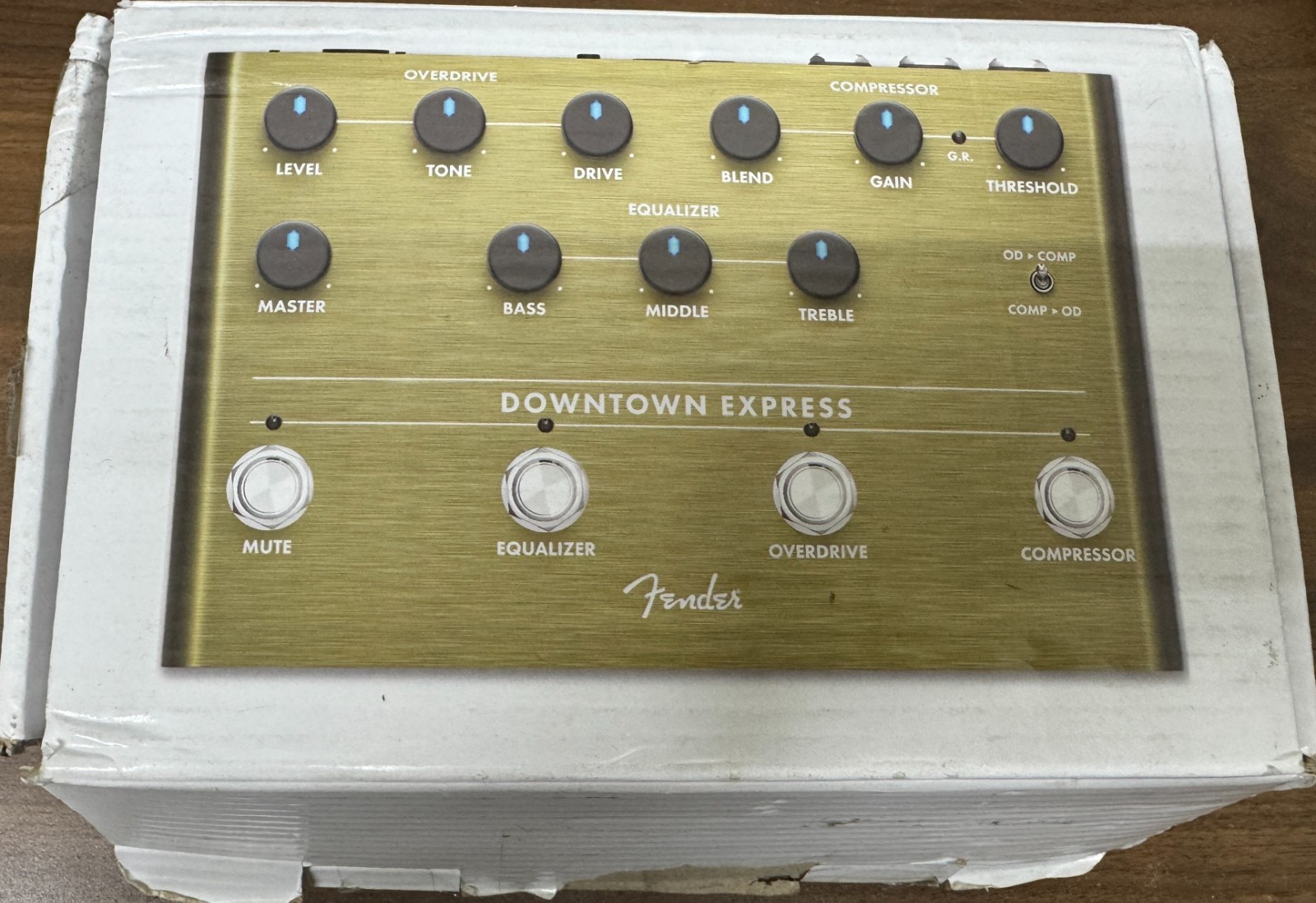 Fender Downtown Express Bass Analog Multi-Effects Preamp Overdrive Compressor EQ