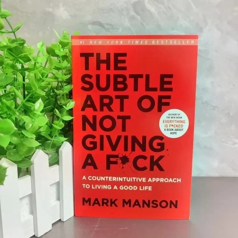 New "The Subtle Art Of Not Giving A F Mark Manson Hardcover" Stress Relief Book