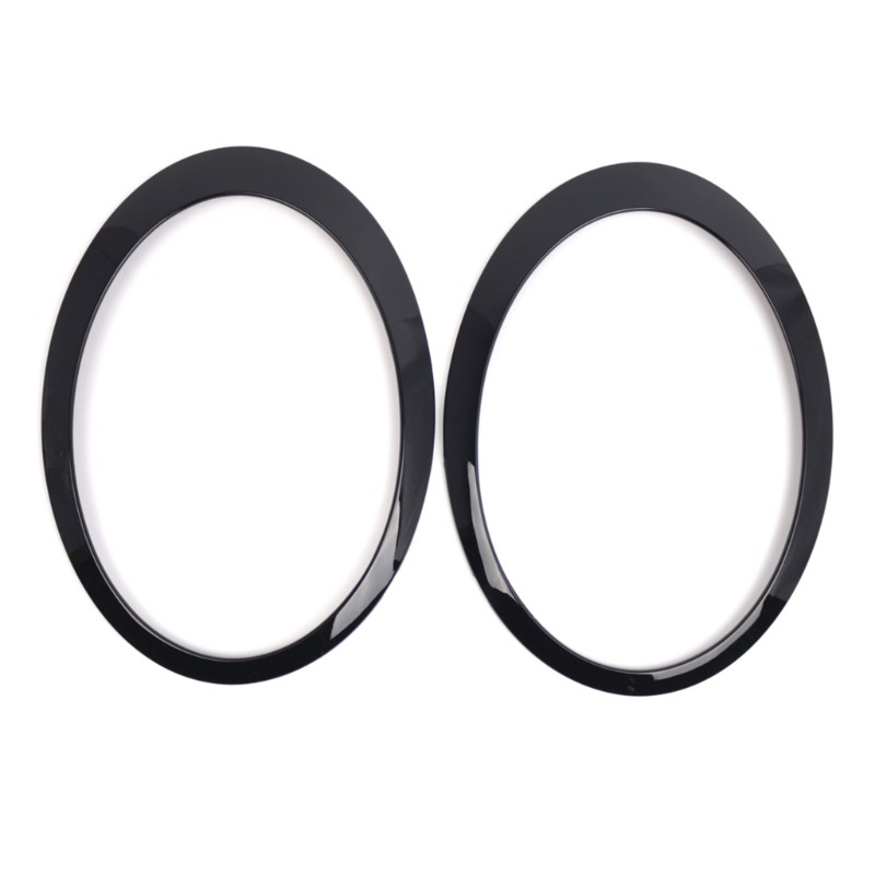 2 Pack Left Right Headlight Trim Rings Replacement Plastic for Vehicles R52 R53