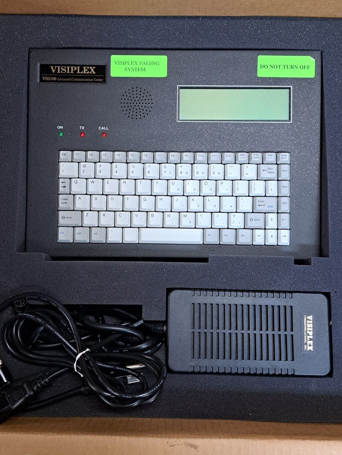 Visiplex VS3100 Wireless Paging System, New Old Stock, Instruction Book,