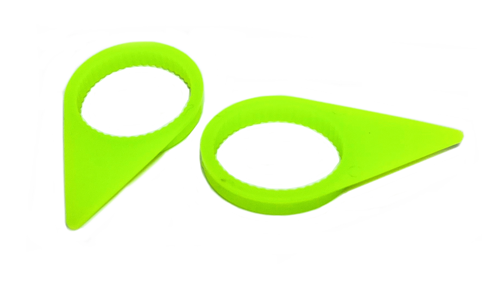 MVP 33mm Fluorescent Green Loose Wheel Nut Indicator - 100 per Pack