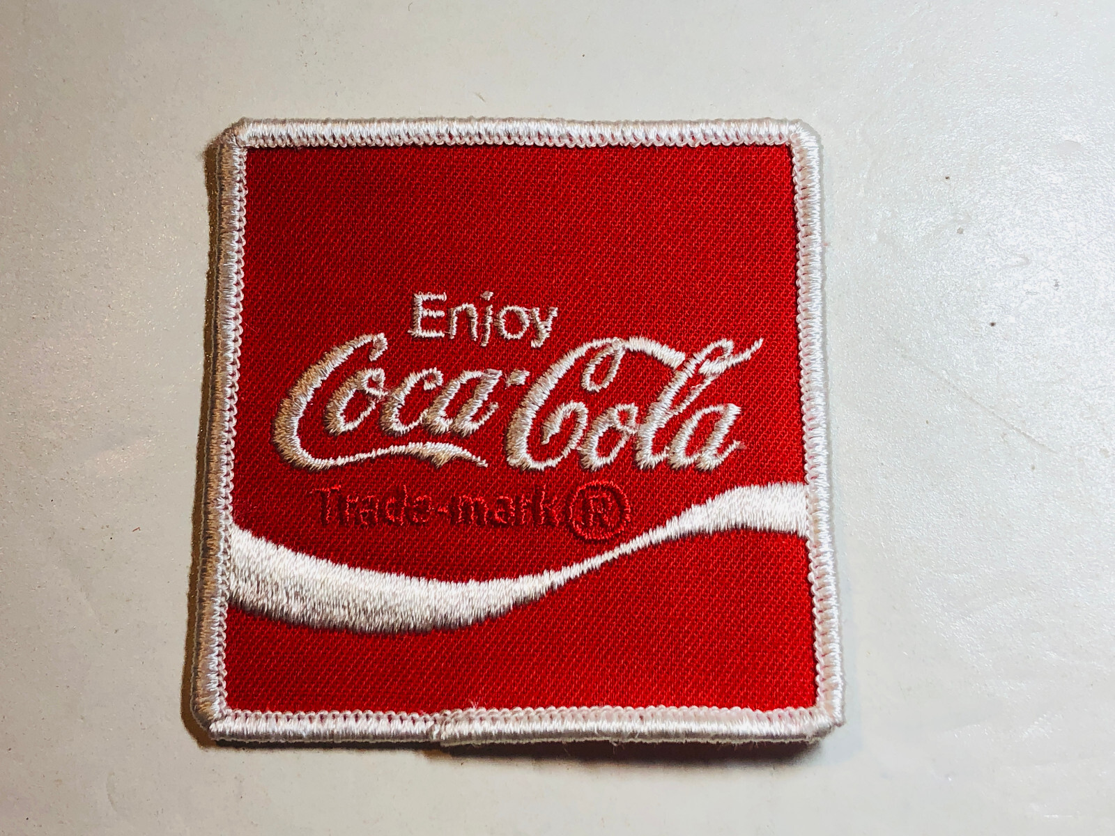 NOS - VINTAGE COCA-COLA EMBROIDERED 3" - We also have 5" For Sale