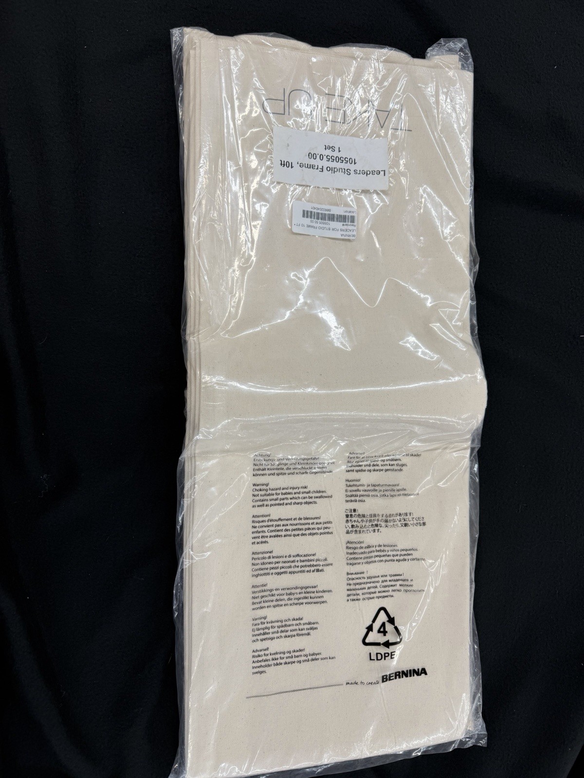 Bernina Studio Quilting Frame Cloth Leaders 1055055.0.00