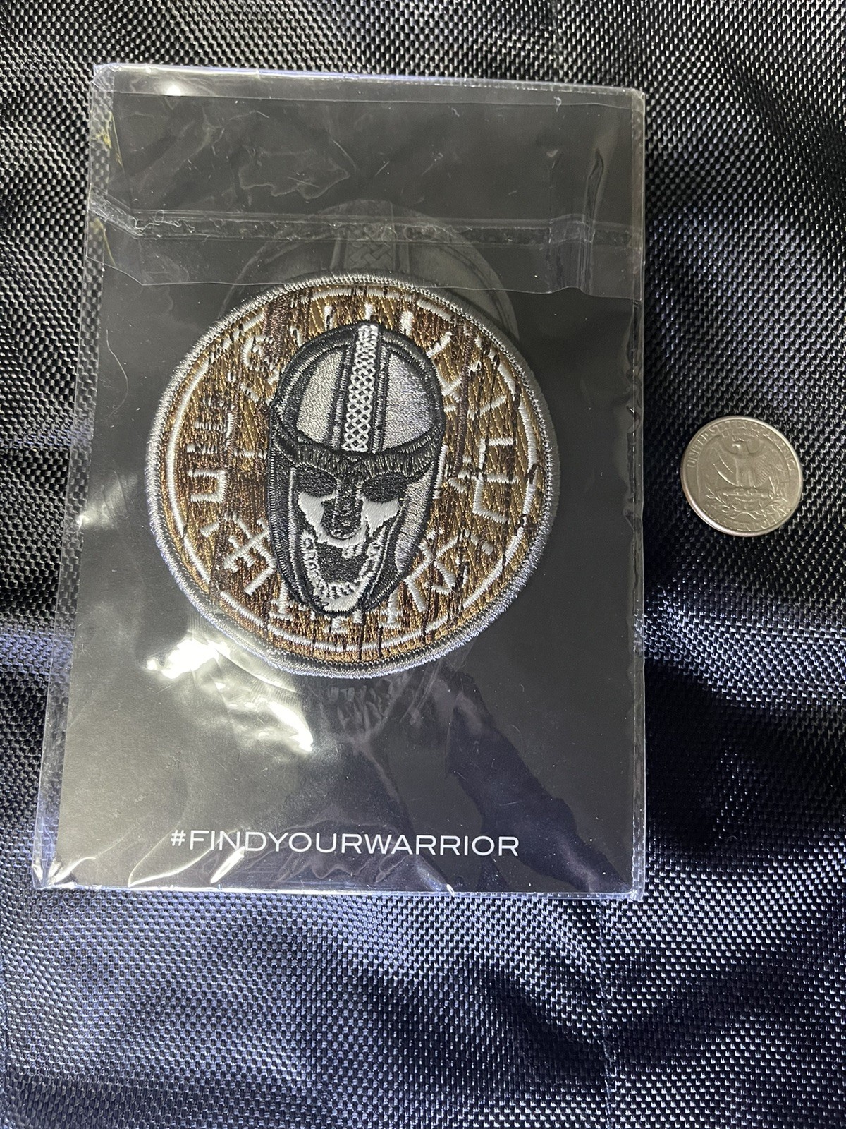 Viking Round Shield Tactical Morale Patch, 2 pc-set Modern Arms, Embroidered
