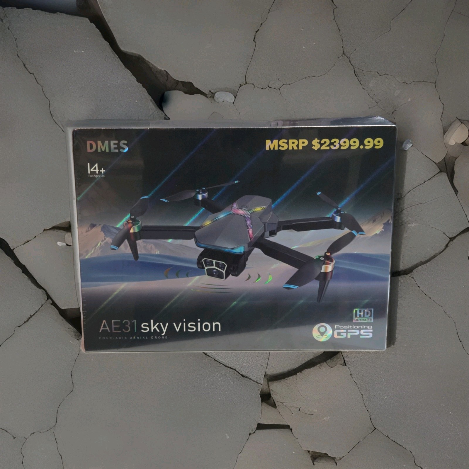 AE31 Sky Vision GPS One-button Return-to-home Four-Axis Aerial Drone