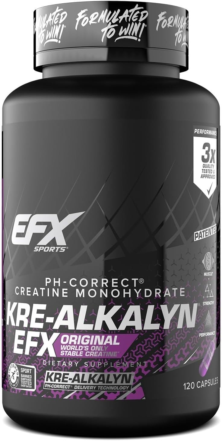 EFX Sports, Kre-Alkalyn EFX, 120 Capsules