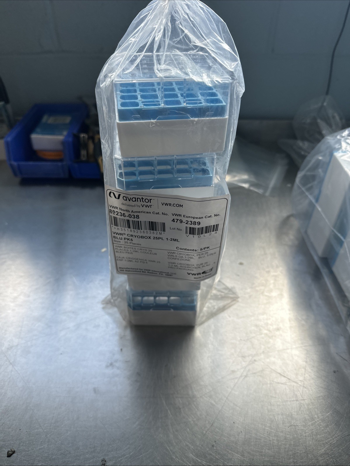 VWR Cryobox 25pl 1-2ml 89236-038